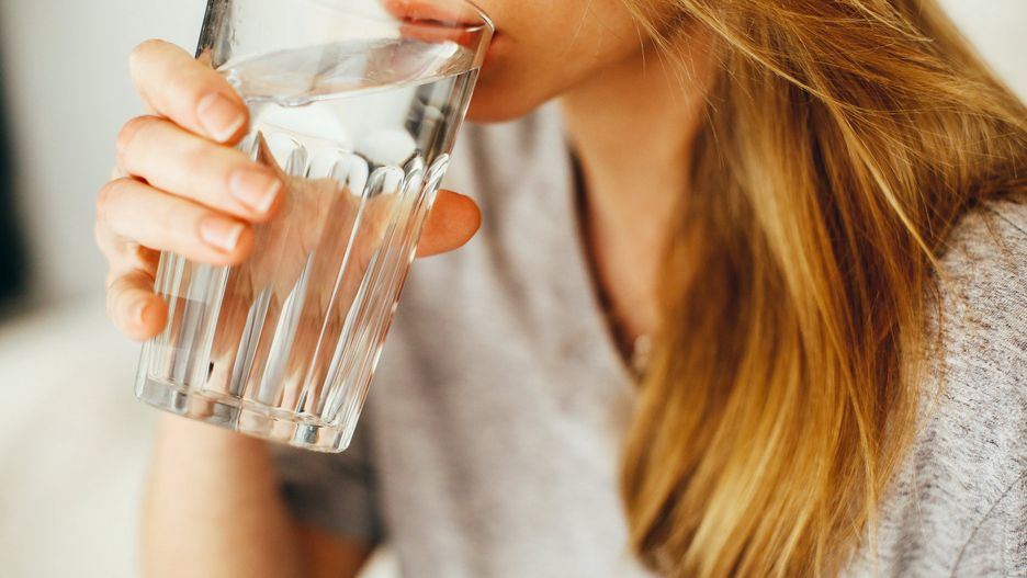drinking water