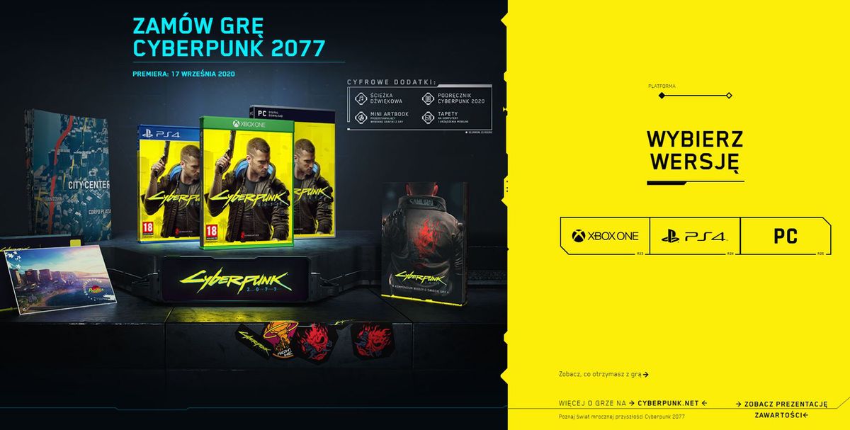 Cenega wyda Cyberpunk 2077 na polskim rynku. Możecie być spokojni o pre-ordery