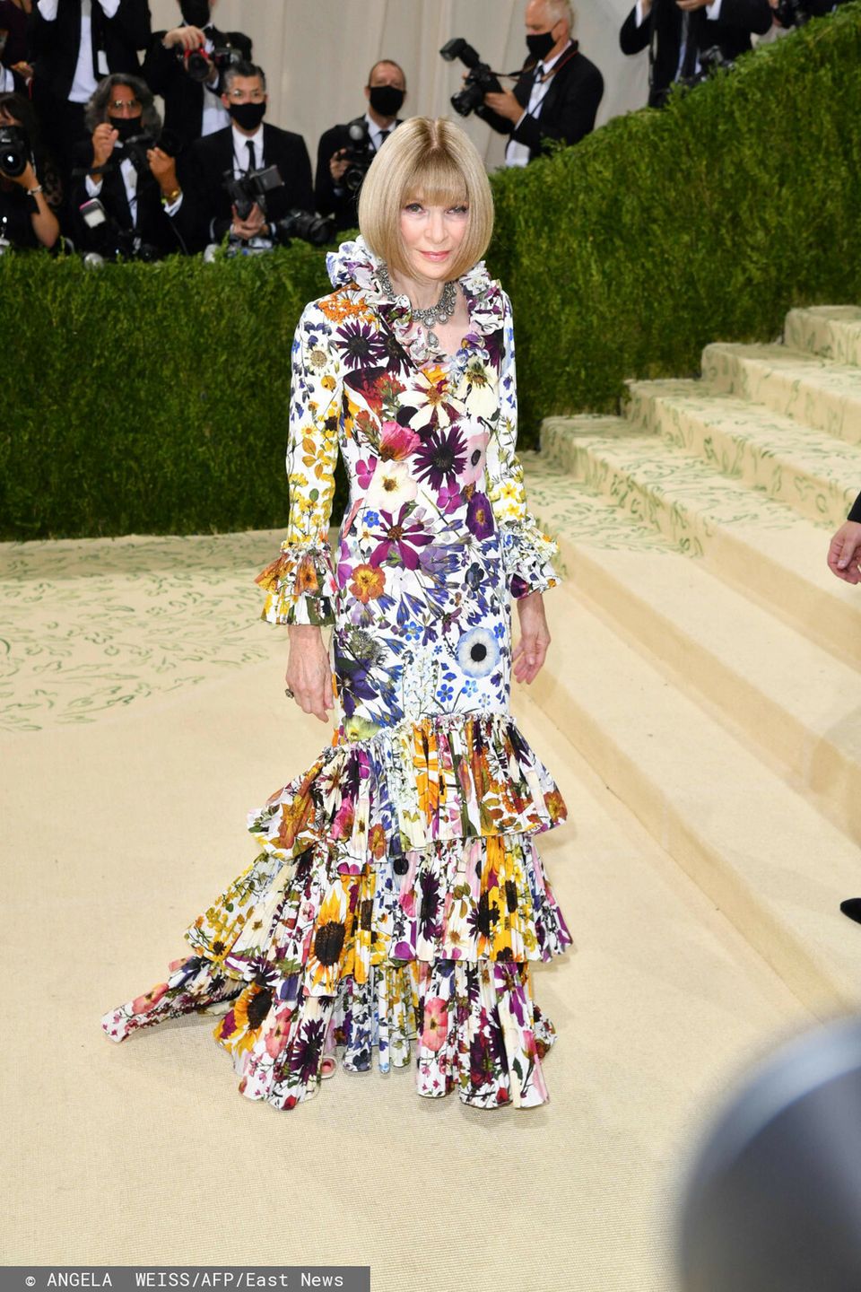 Anna Wintour – MET Gala 2021, kreacja: Oscar de la Renta