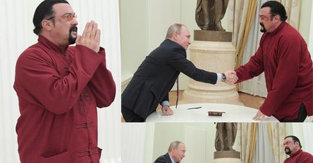 Putin dał Stevenowi Seagalowi rosyjski paszport... (ZDJĘCIA)