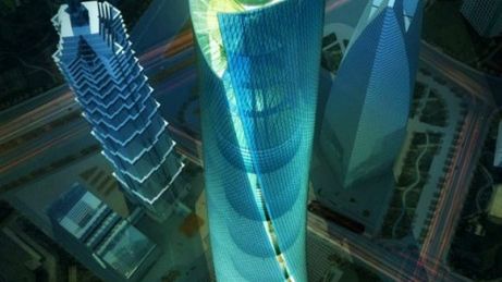 Zakręcona wieża Shanghai Tower będzie najwyższa w Chinach 1