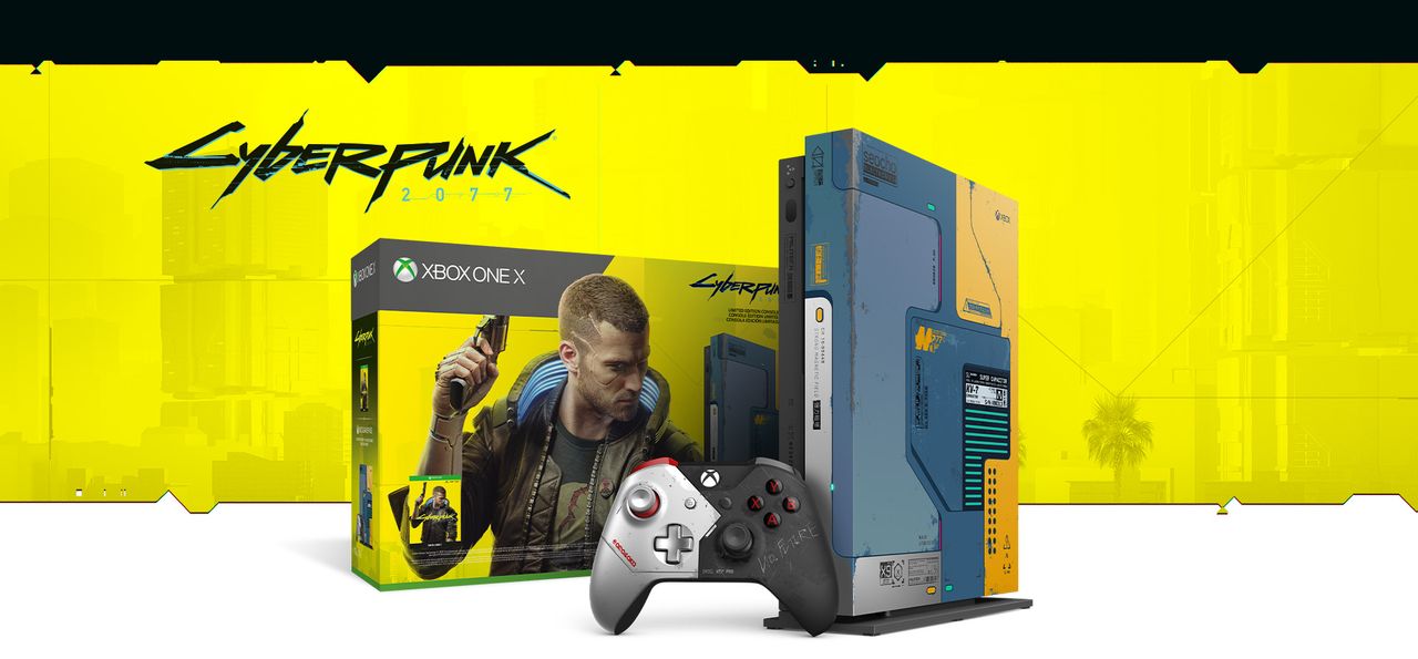 Cyberpunkowy Xbox One X skrywa tajemnicę, czyli kolejne zagadki CD Projekt Red