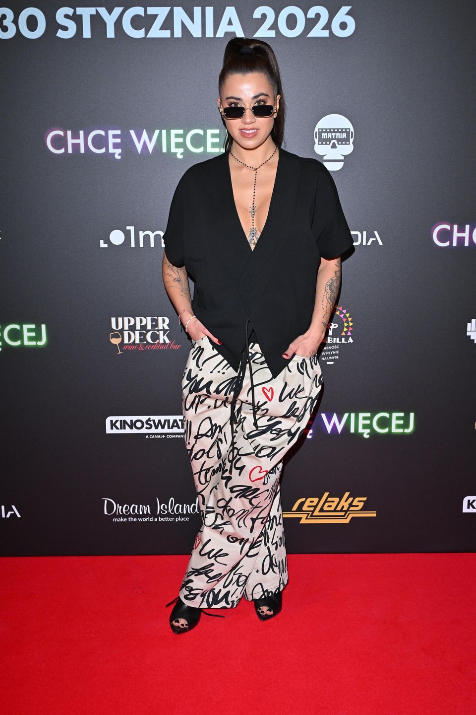 Maja Hyży na premierze "Chcę więcej”