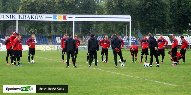 Czerwcowy trening reprezentacji U-21 na stadionie krakowskiego Hutnika