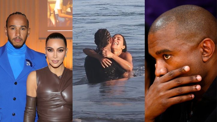 Kim Kardashian i Lewis Hamilton "przyłapani" na UMIZGACH