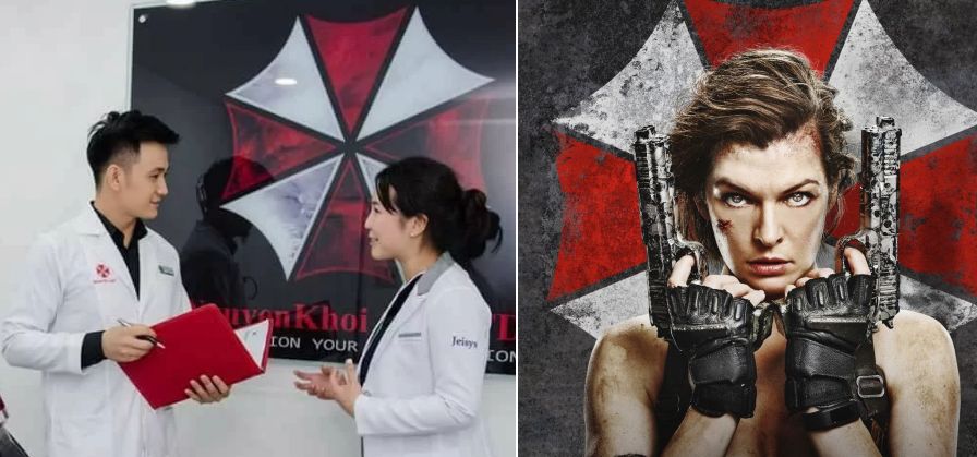 Wietnamska klinika wykorzystała logo złowieszczej korporacji z "Resident Evil"