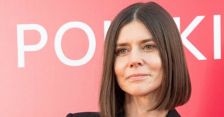 Małgorzata Szumowska na rodzinnym zdjęciu. Takie ujęcia to rzadkość