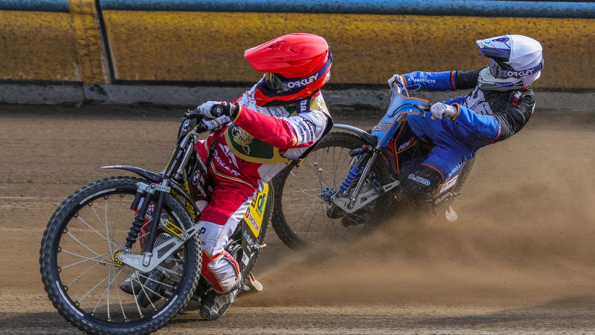 WP SportoweFakty / Patryk Kowalski / Na zdjęciu: Wiktor Lampart (czerwony), Krzysztof Buczkowski (biały)