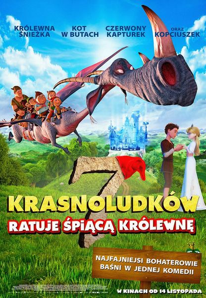 Siedmiu krasnoludków ratuje śpiącą królewnę