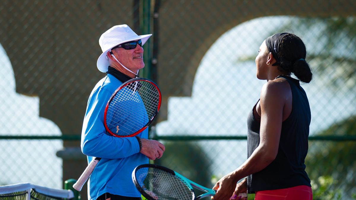 Getty Images / Robert Prange / Na zdjęciu: Brad Gilbert i Coco Gauff