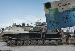 Rosjanie namalowali to na ścianie. Ten symbol wiele o nich mówi