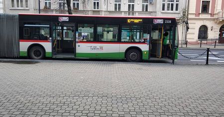 Wyciek płynu AdBlue w autobusie MPK Lublin