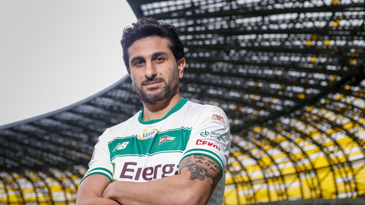 Materiały prasowe / Lechia Gdańsk / Na zdjęciu: Kenny Saief