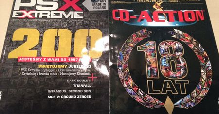 Czcigodni jubilaci... 18 lat CD Action, 200 numerów PSX Extreme