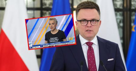 Zgrzyt w koalicji. Scheuring-Wielgus w koszulce z apelem do Hołowni