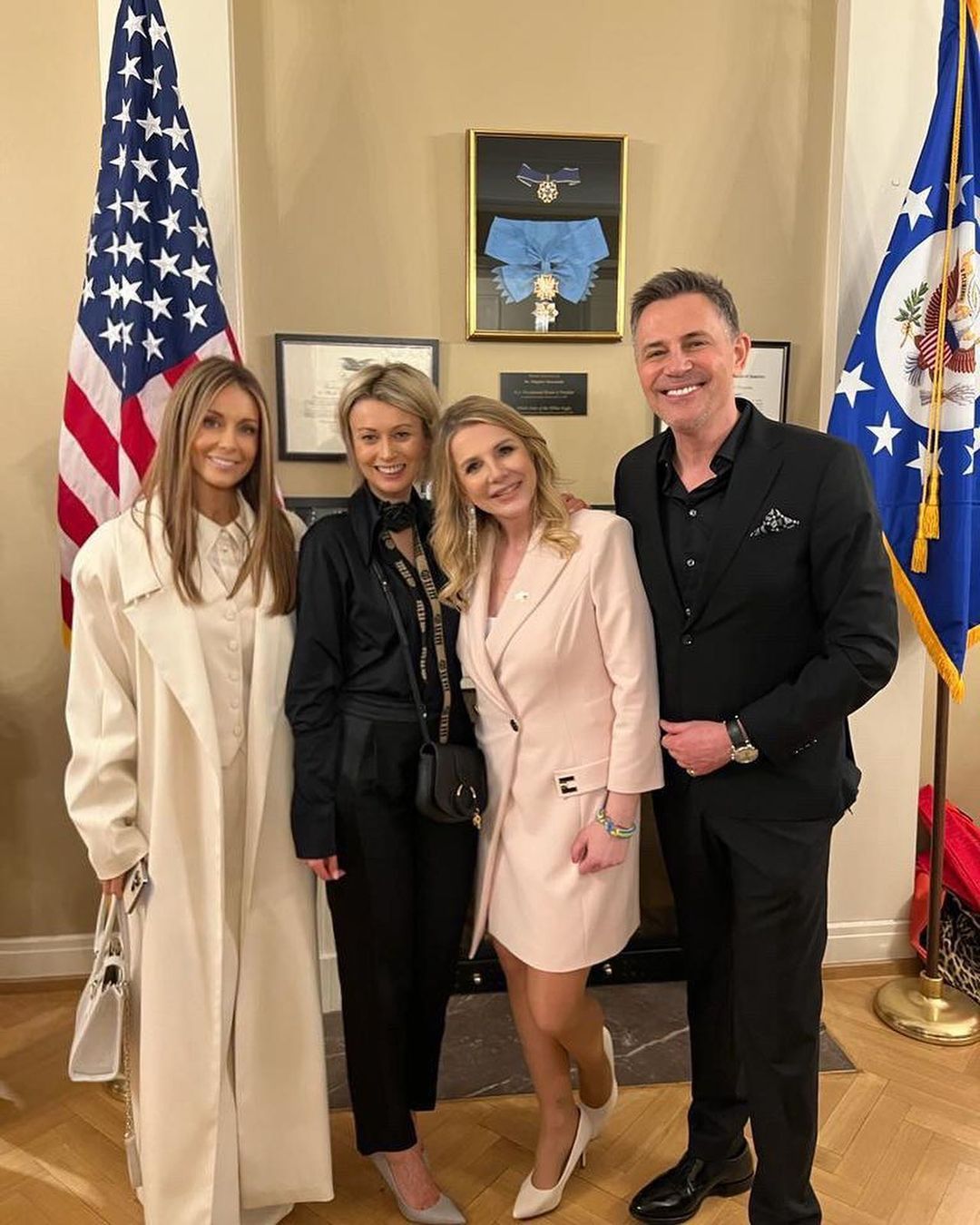 Małgorzata Rozenek w ambasadzie