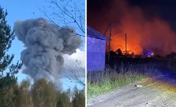 Potężny pożar w Rosji. Wybuch w fabryce, są ofiary