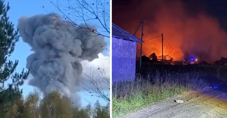 Potężny pożar w Rosji. Wybuch w fabryce, są ofiary