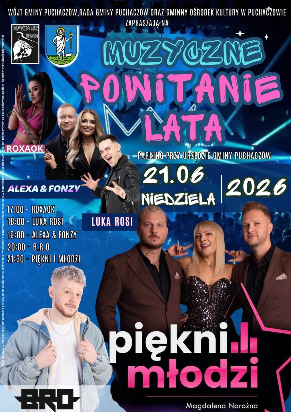 Muzyczne Powitanie Lata w Puchaczowie 2026