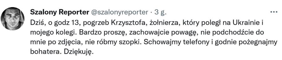 Szalony Reporter relacjonuje pogrzeb