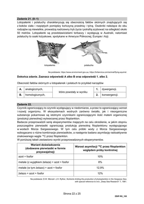 Matura 2021 z Biologii 