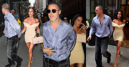 Elegancik Brad Pitt i wymachująca torebką młodsza od niego o 27 lat Chanel Ines de Ramon wybrali się na randkę