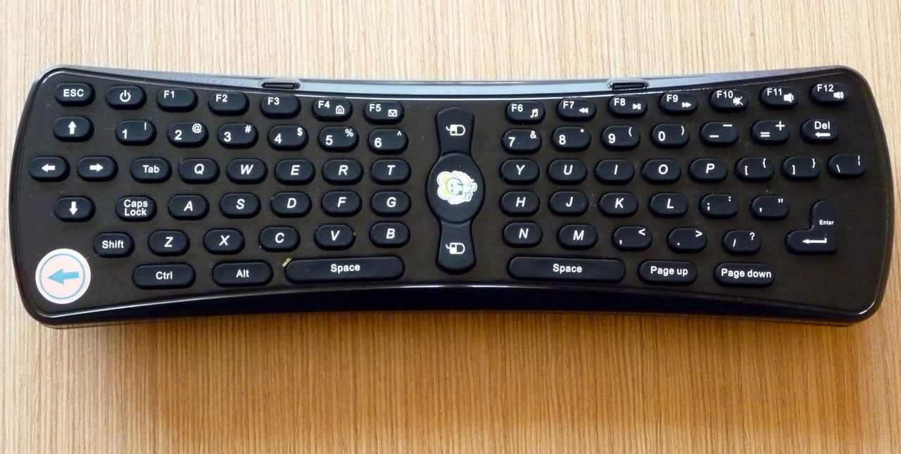 Andrino - mysz i klawiatura QWERTY w jednym