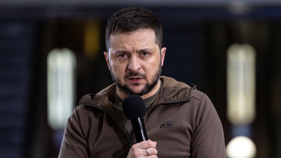 Wołodymyr Zełenski stanowi cel nieustannych ataków kremlowskiej propagandy 