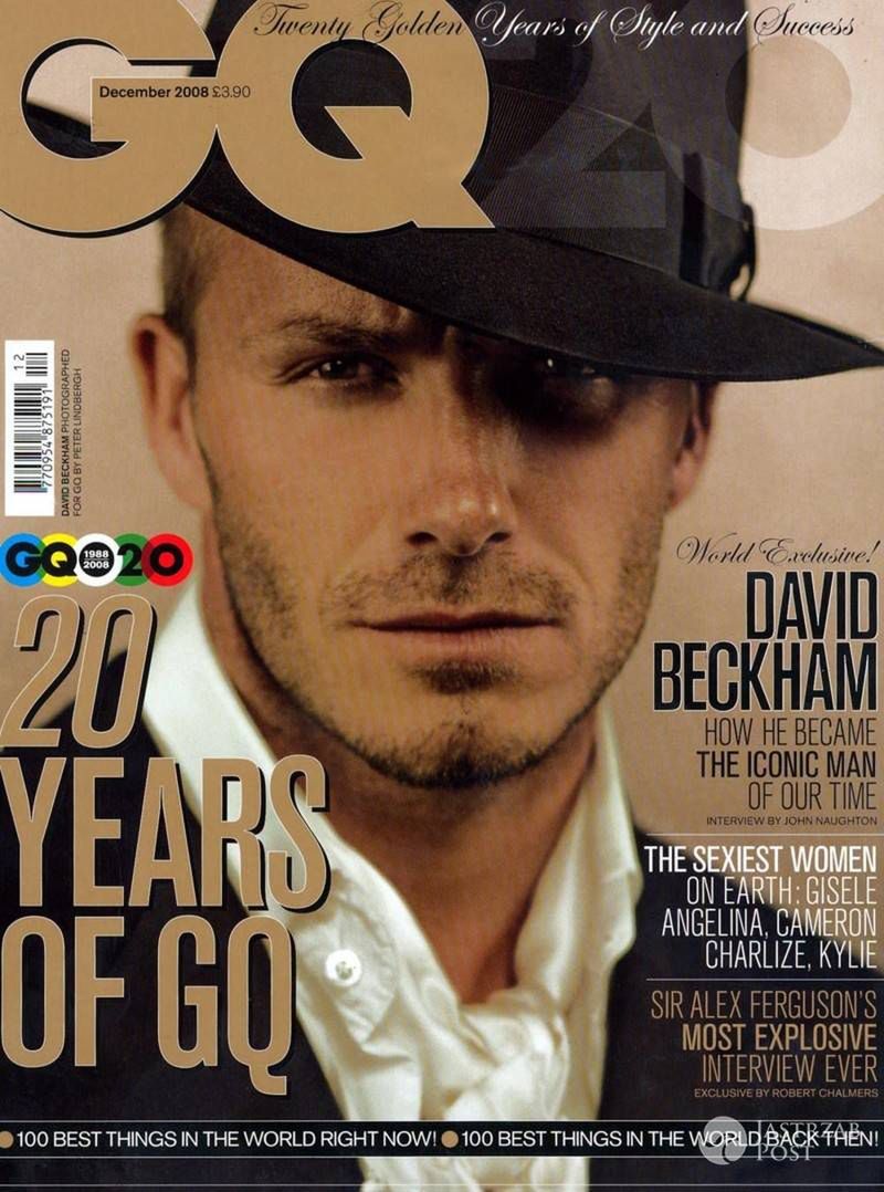David Beckham na okładce 'British GQ'
