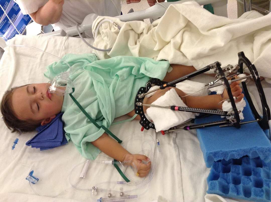 Rayyan podczas leczenia w USA