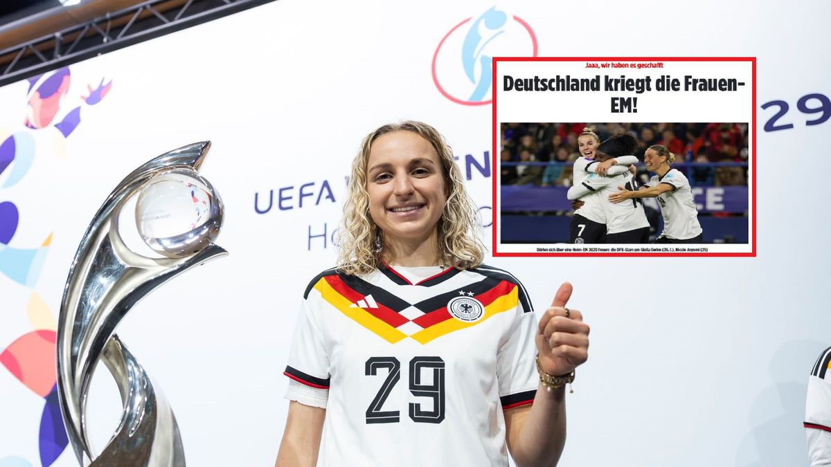 PAP/EPA / Cyril Zingaro/Bild / Na zdjęciu: niemiecka piłkarka Vanessa Diehm