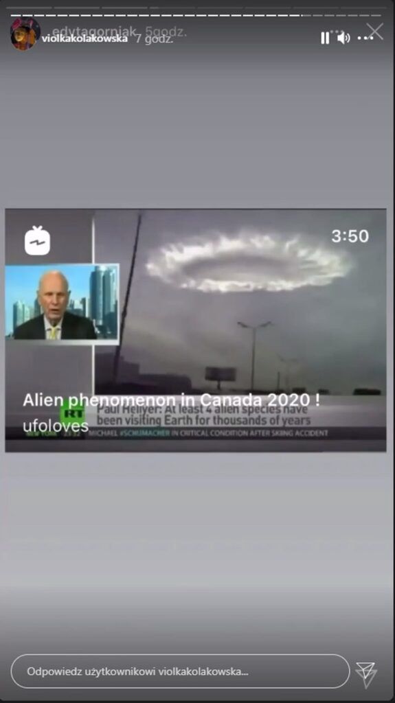 Aktorka udostępniła na Instagramie dziwne nagranie