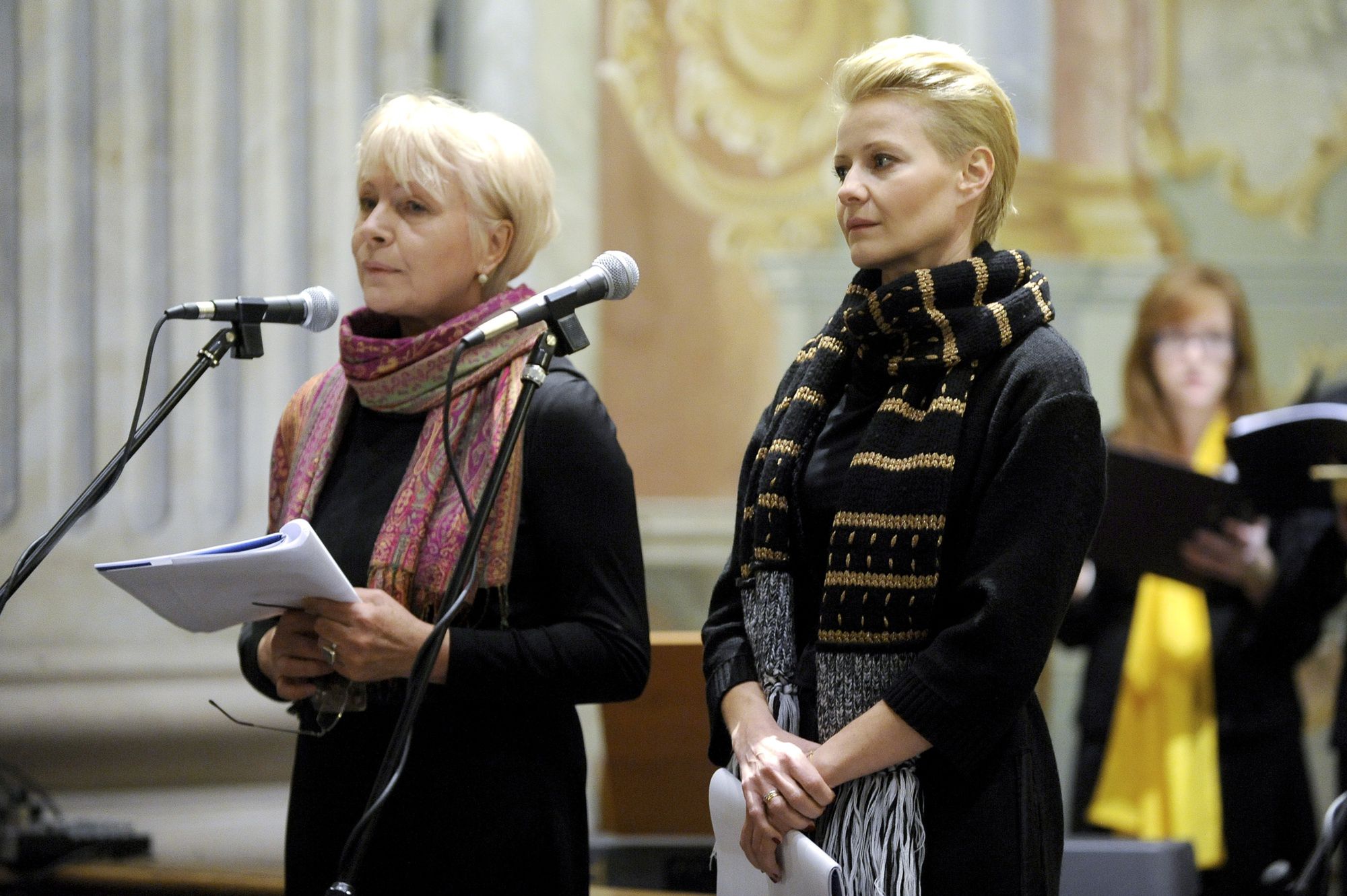 Halina Łabonarska i Małgorzata Kożuchowska, 2013 r.