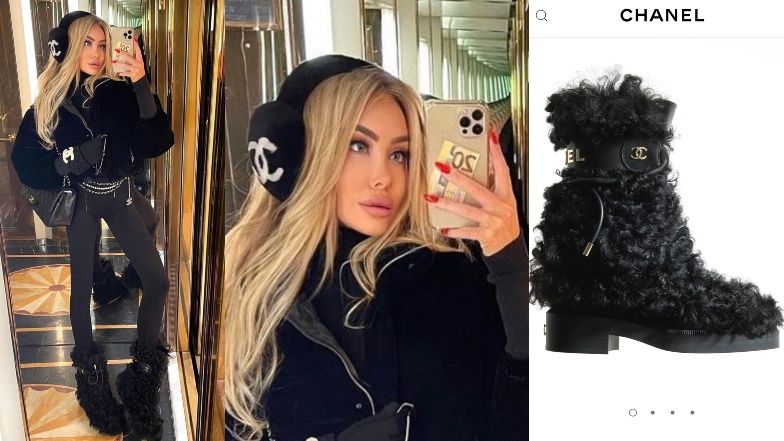 Dziewczyna miliardera Julia Dybowska hasa po Londynie we WŁOCHATYCH "kopytkach" do Chanel