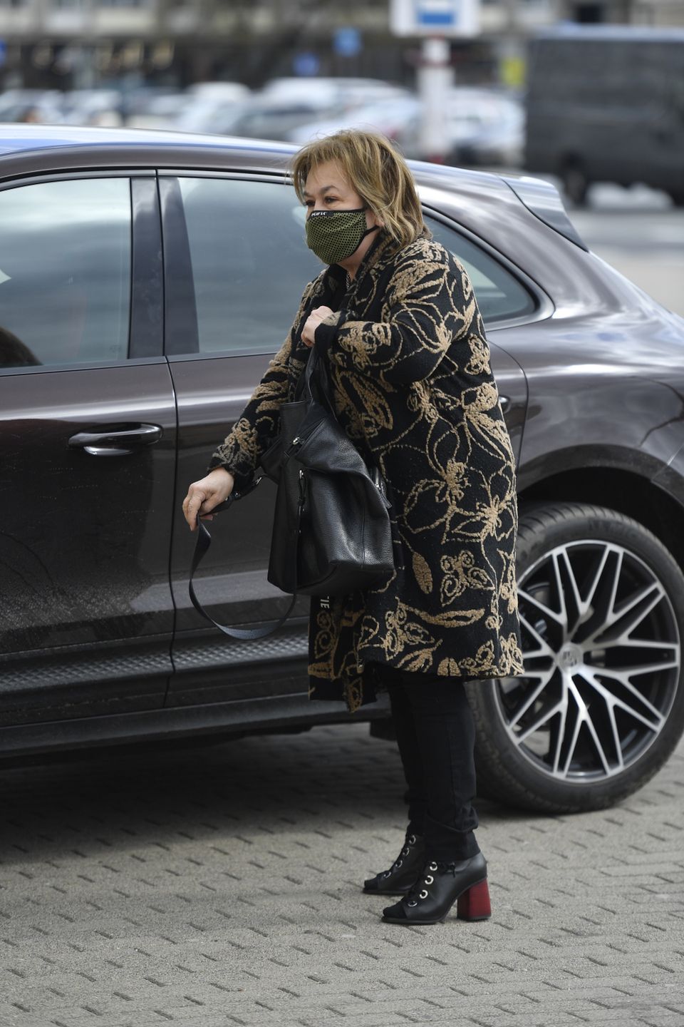 Krystyna Demska-Olbrychska - pogrzeb Jolanty Lothe