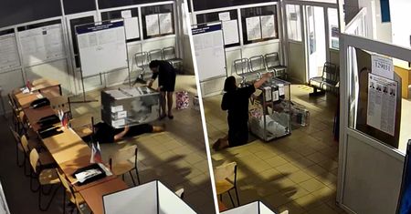 Nagranie zobaczył cały świat. Tak "wybrano" Putina w Petersburgu