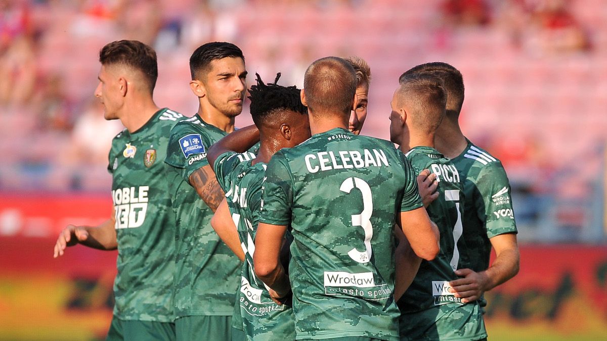 WP SportoweFakty / Krzysztof Porębski / Na zdjęciu: piłkarze Śląska Wrocław
