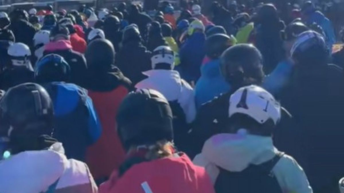 Tłumy w Białce Tatrzańskiej.