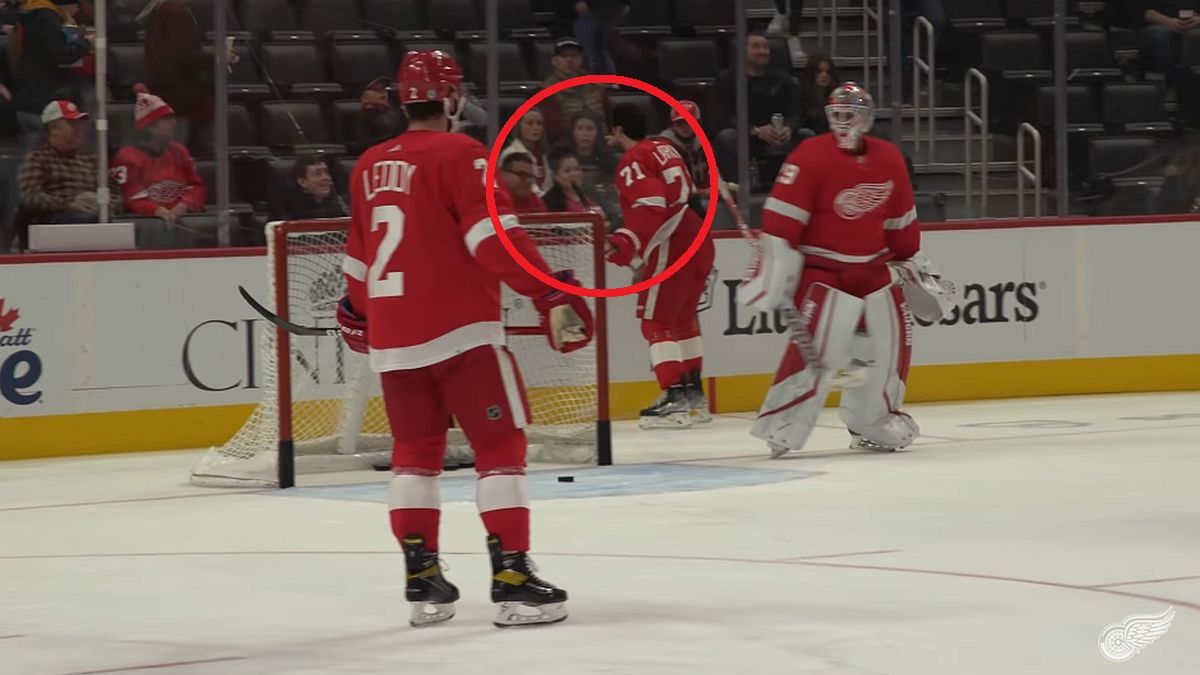 YouTube / Detroit Red Wings / Dylan Larkin