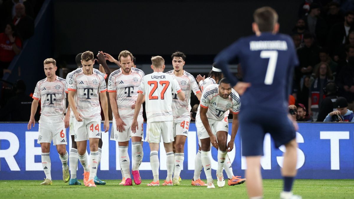 PAP/EPA / Christophe Petit Tesson / Mecz Ligi Mistrzów: Paris Saint-Germain - Bayern Monachium