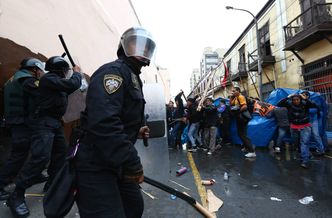 Peru: starcia policji ze studentami i pracownikami