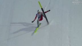 MP w skokach. "Nie był w stanie wyciągnąć tej narty". Upadek Karola Niemczyka wyglądał fatalnie (wideo)