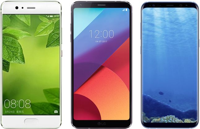 Huawei P10, LG G6 i Galaxy S8