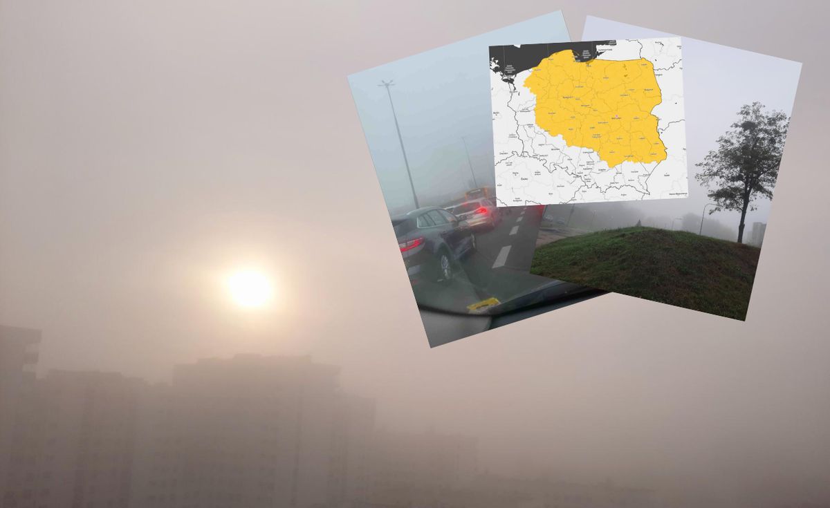 Gęsta mgła nad Polską. Kierowcy muszą zachować szczególną ostrożność