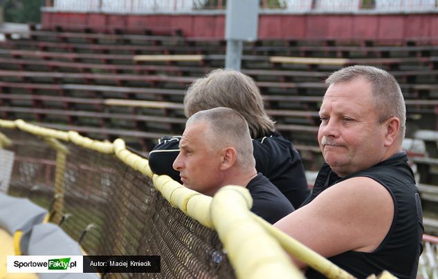 Ekipa łotewska już o godzinie 14 była na ostrowskim stadionie.