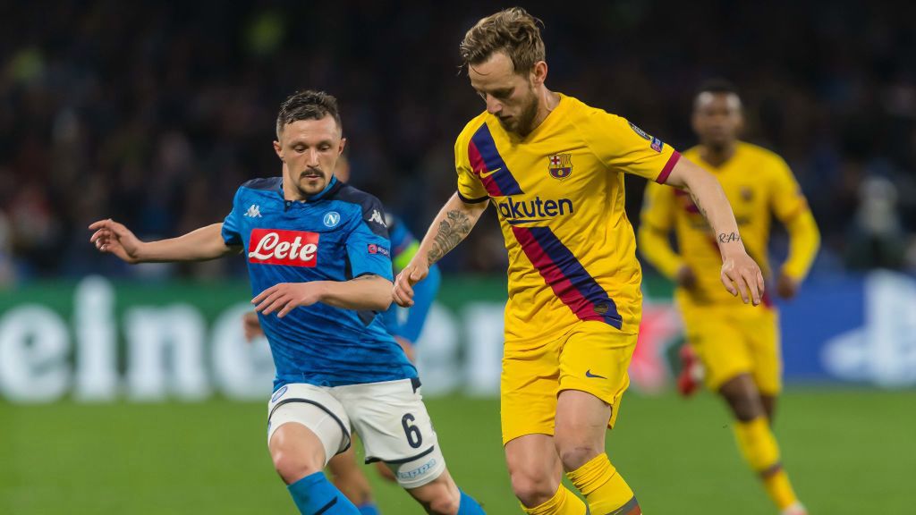 Getty Images / Harry Langer/DeFodi Images / Na zdjęciu: Mario Rui i Ivan Rakitić