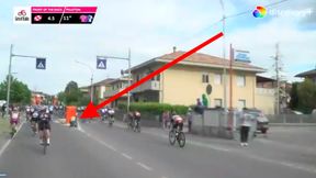 Poważna kraksa na Giro d'Italia. Ucierpiał jeden z faworytów wyścigu [WIDEO]