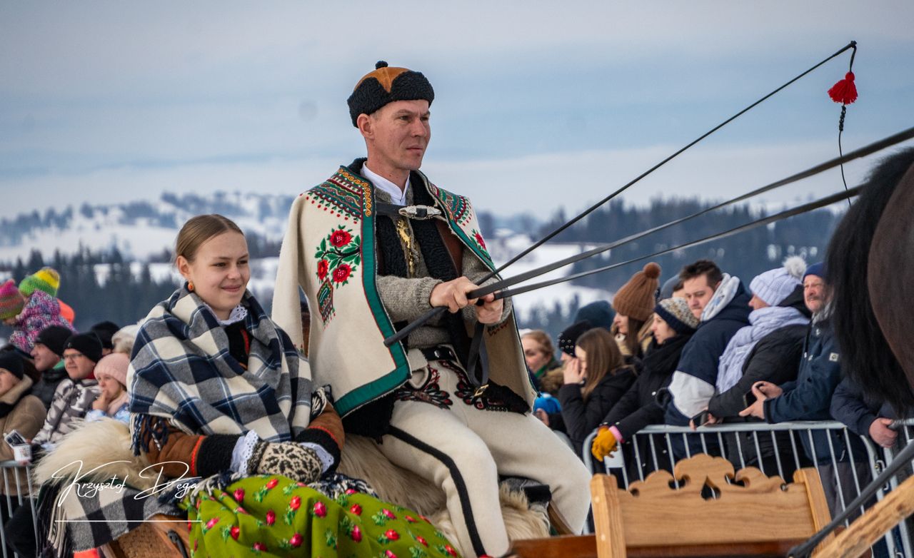 Kumoterki, Parada Gazdowska, skiring, ski-skiring, Ząb, Podhale