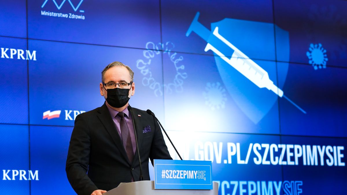 minister zdrowia Adam Niedzielski