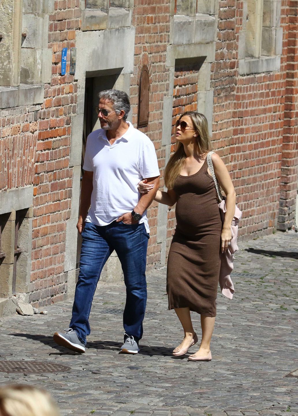 Ciężarna Joanna Krupa i Douglas Nunes w Gdańsku